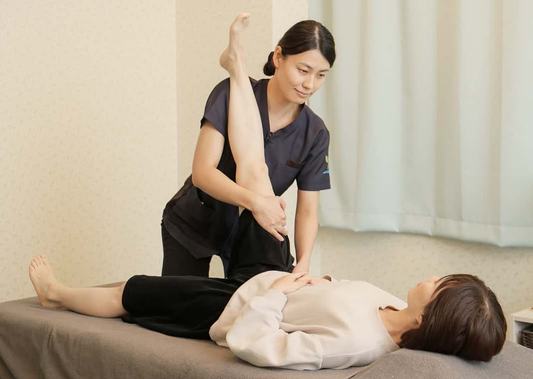 国家資格保持のセラピストが施術